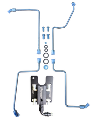 99.5-03 7.3L CNC Fab 4-Line Feed Valley Mount Fuel Line Kit - 42201X