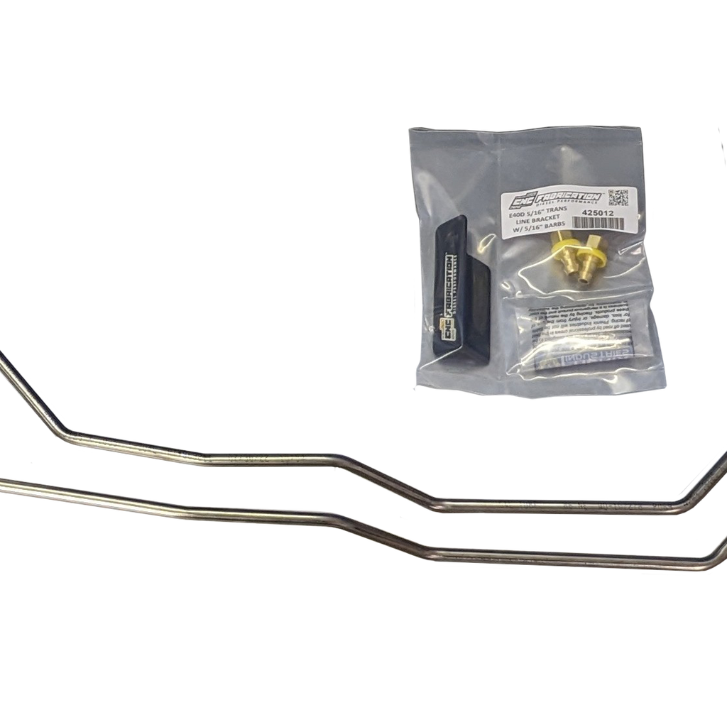 94.597 7.3L CNC Fab E4OD Transmission Cooler Line Kit 425005 CNC