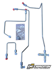 98.5-03 7.3L CNC Fab 4-Line Feed Fuel Bowl Retain Line Kit - 42200X