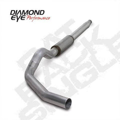 DIAMOND EYE 94-97 7.3L 5" Aluminized cat back single W/ muffler - K5316A
