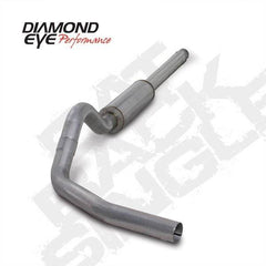 DIAMOND EYE 94-97 7.3L 4" Aluminized cat back single W/ muffler - K4310A