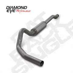 03-07 6.0L 4" Stainless Cat Back Single W/ muffler - K4338S