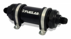 Fuelab Inline Fuel Filter 100 Micron Black - 82823-1