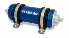 Fuelab Inline Fuel Filter 100 Micron Blue- 82823-3