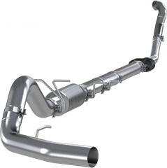 94.5-97 7.3L 4" F-250/350 Alum Turbo Back Single Side Exit w/ Muffler - S6218P