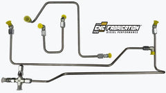 98.5-03 7.3L CNC Fab 4-Line Feed Fuel Bowl Retain Line Kit - 42200X