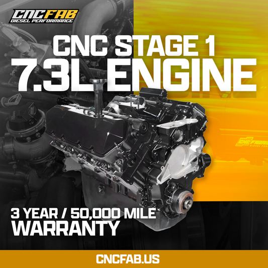 Introducing the NEW CNC Fab 7.3L Stage 1 Complete Engine
