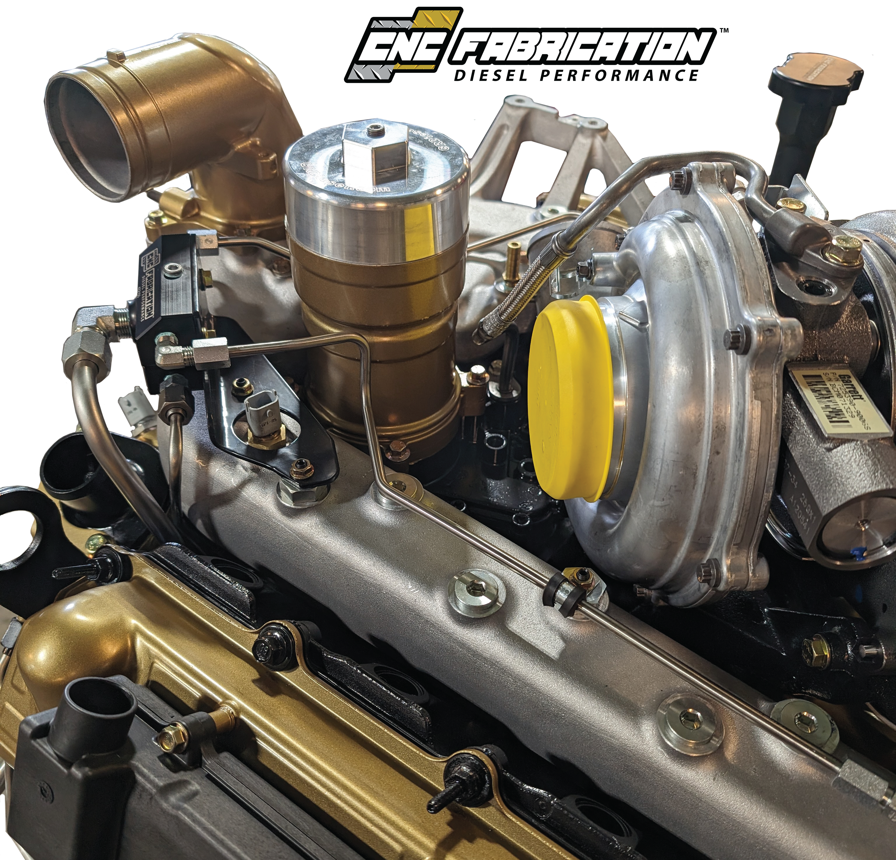 03-07 6.0L CNC Fab 4-Line Feed Fuel Line Kit for Odawg Intake