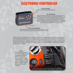 Titan Fuel Tanks In-Bed Diesel Transfer Tank w/ Electronic Controller - 5410050