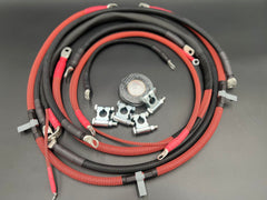 02-03 7.3L Superduty / Excursion Performance Custom Cables Battery Cable Kit - No Fender Relay