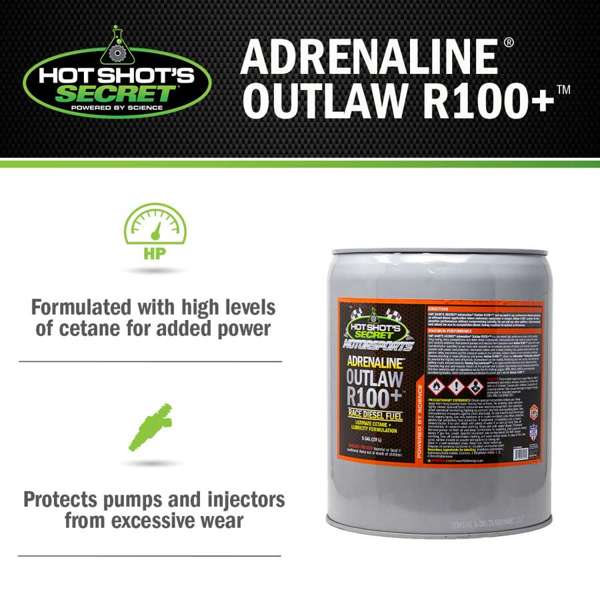 Hot Shot's Secret Adrenaline Outlaw R100+ Diesel Racing Fuel – CNC