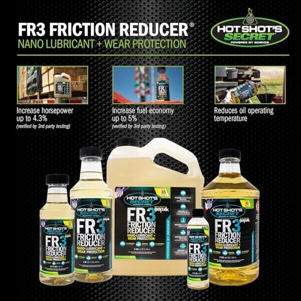 Hot Shot's Secret FR3 Friction Reducer Oil Additive – CNC