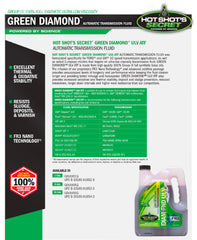 Hot Shot's Secret Green Diamond ULV Automatic Transmission Fluid