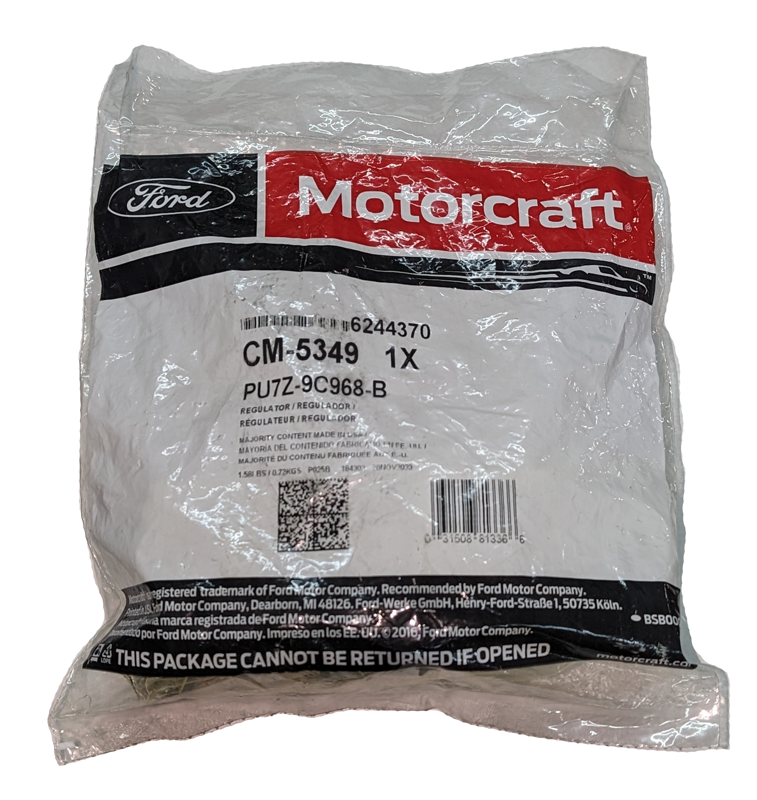 96-03 7.3L Ford Injector Pressure Regulator (IPR) - PU7Z9C968B