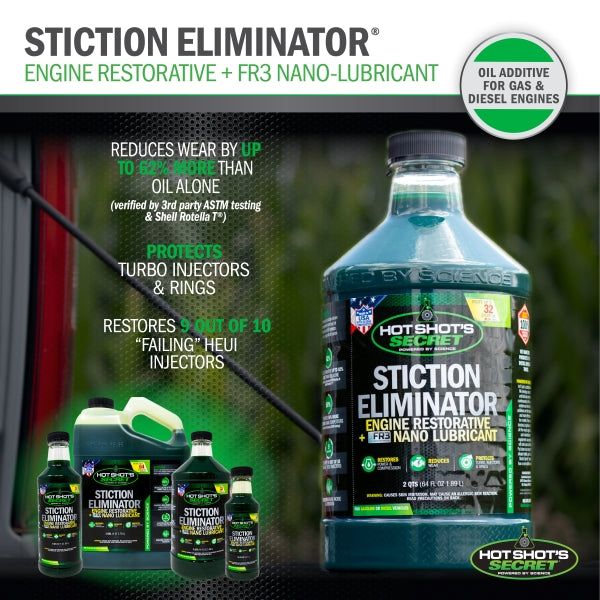 Hot Shot's Secret The Original Stiction Eliminator Oil Additive