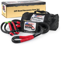 BUBBA GEAR Truck Recovery Gear Set 7/8in x 30ft Black/Red 176880RDG