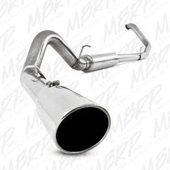 99-03 7.3L EXCURSION 4" SS Turbo Back Single w/ muffler - S6204409