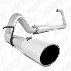 03-07 6.0L 4" MBRP Alum turbo back single side w/ tip and muffler - S6212AL