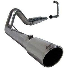 03-05 EXCURSION 6.0L 4" SS turbo back single w/ tip & muffler (W/ CAT) - S6216409