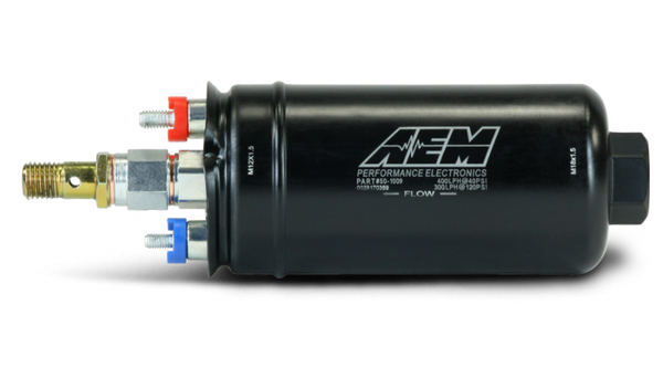 AEM 044 Style 400LPH High Flow In-line Fuel pump (Metric) - 50